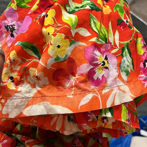 Go Softly Bright Colored Floral Porch Dress M - Picture 7 of 7